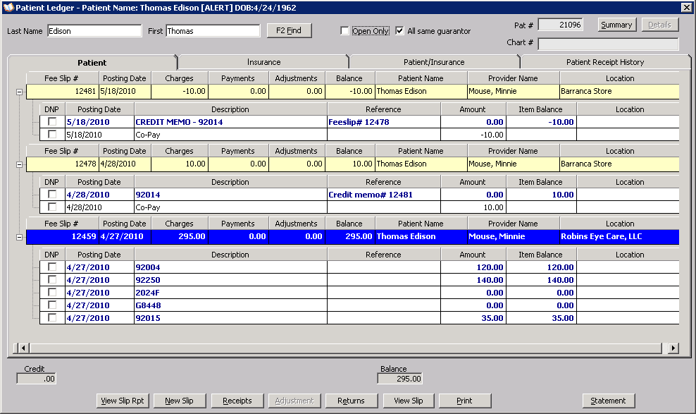 opening-a-patient-s-ledger